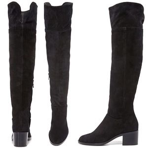 Rag & Bone Ashby over the knee suede boots